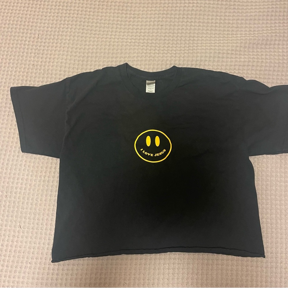 Boxy Cropped Unisex T Shirt